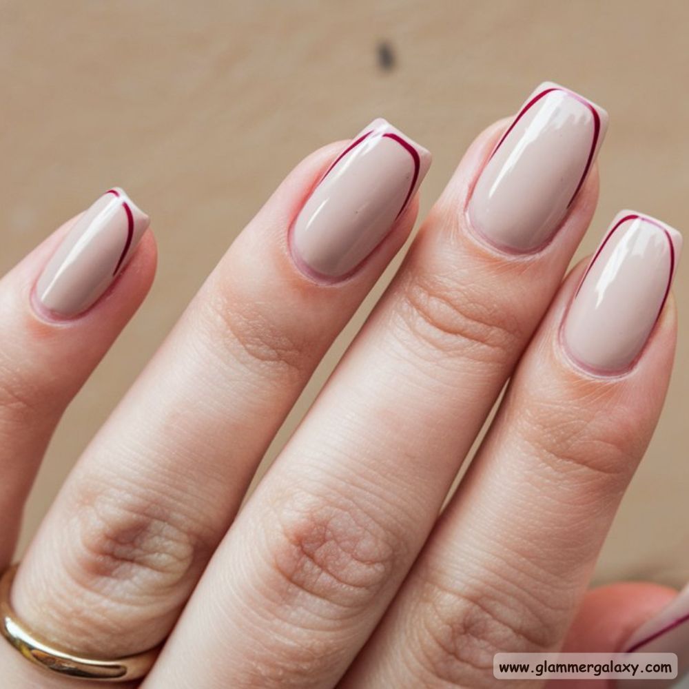 Neutral Fall Nails having Timeless Nude Shades
