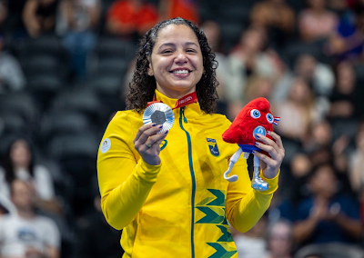 Cecília Araújo - medalha de prata (Foto: Alessandra Cabral)