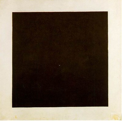 A monochrome black square
Malevich’s "Black Square"