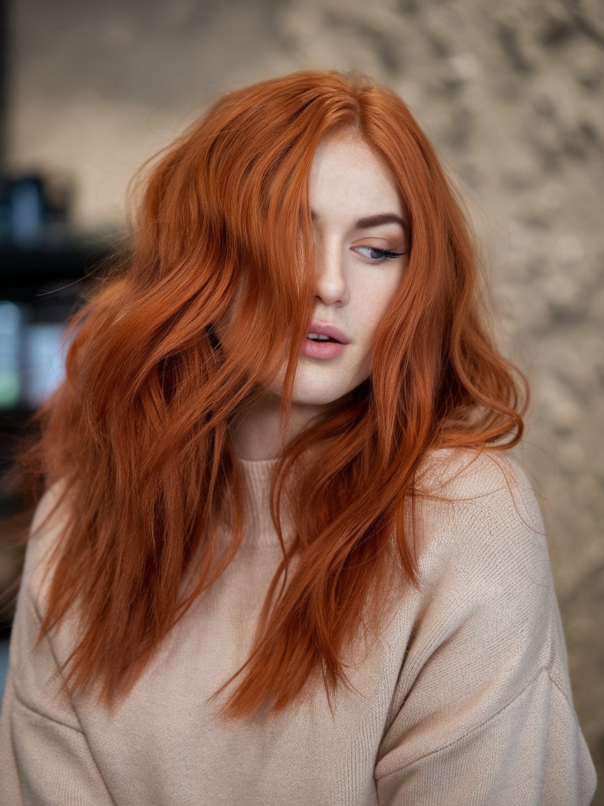 1. Radiant Copper Waves