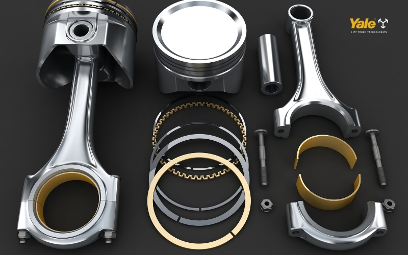 Piston trong hệ thống xi lanh thủy lực xe nâng