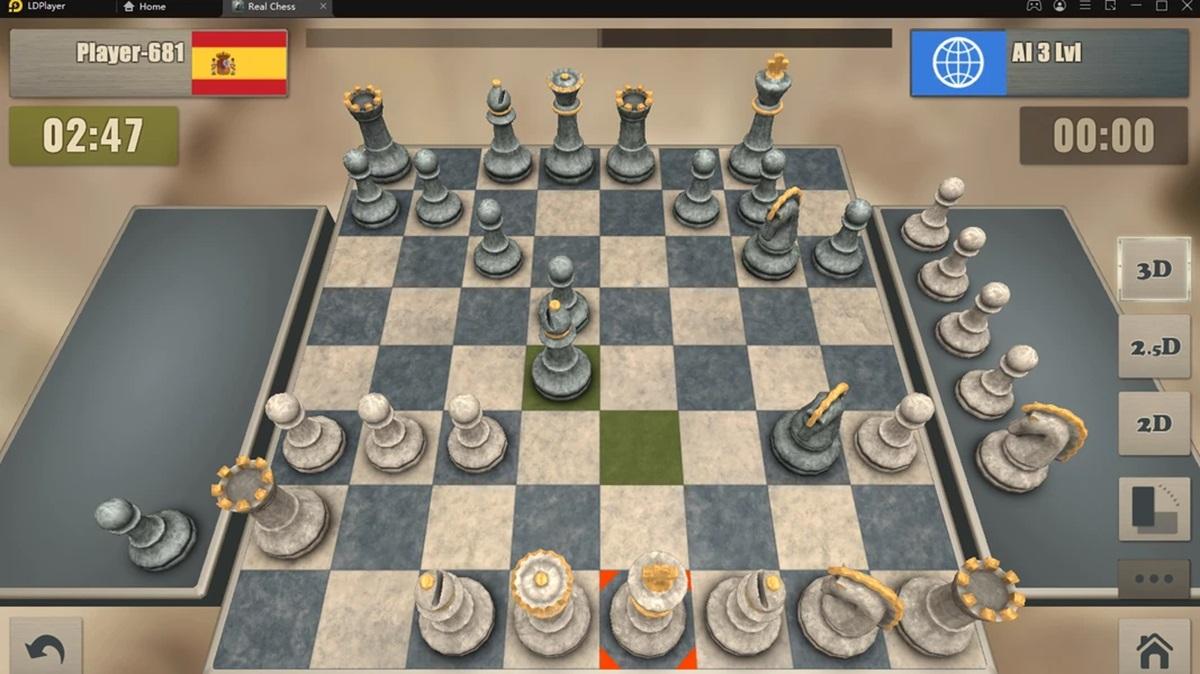 A wallpaper of Real Chess 3D, one of the best chess games for android