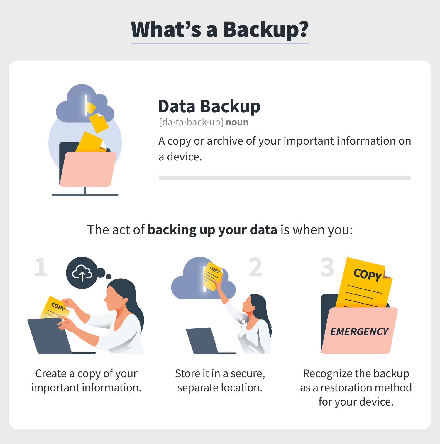 What is a backup?