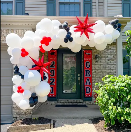 Half Arch Balloon Arrangement in Pittsburgh by Party on Butler