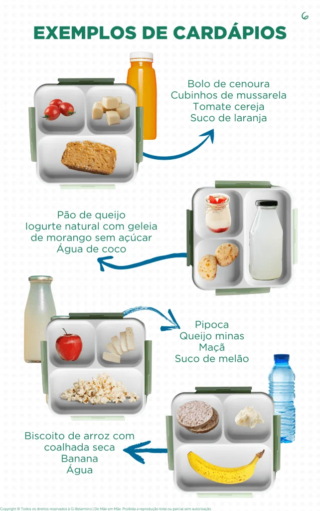 lanche para bebês