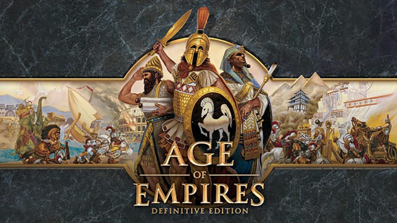 The Official Image of Age of Empires II: Definitive Edition showcasing its characters, one of the best retro games on Steam