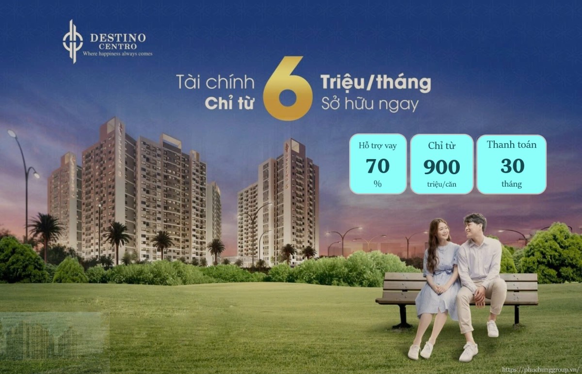 Destino Centro cơ hội sở hữu với giá hấp dẫn chỉ với 900 triệu đồng