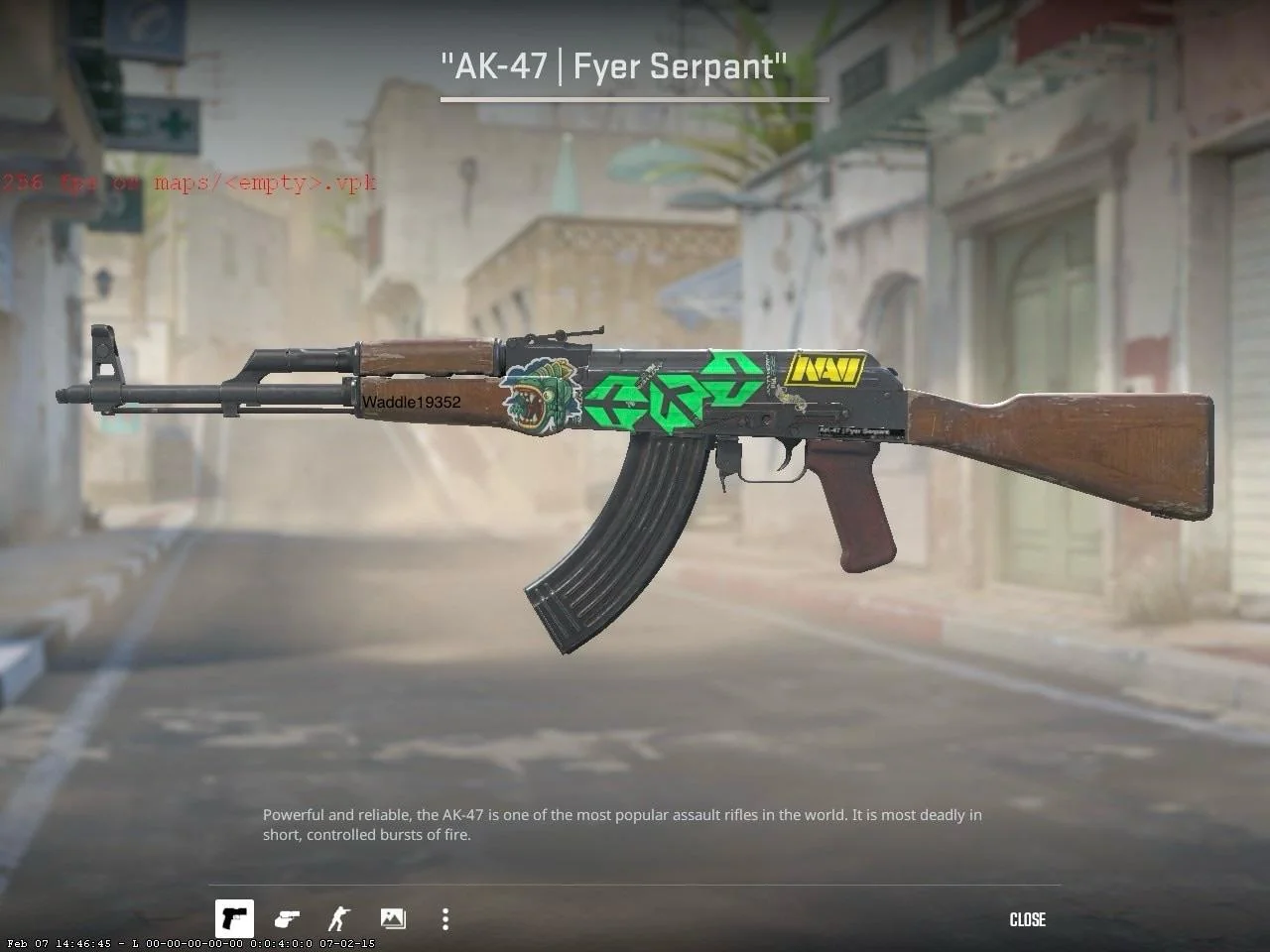 AK-47 | Fire Serpent. Source: Reddit