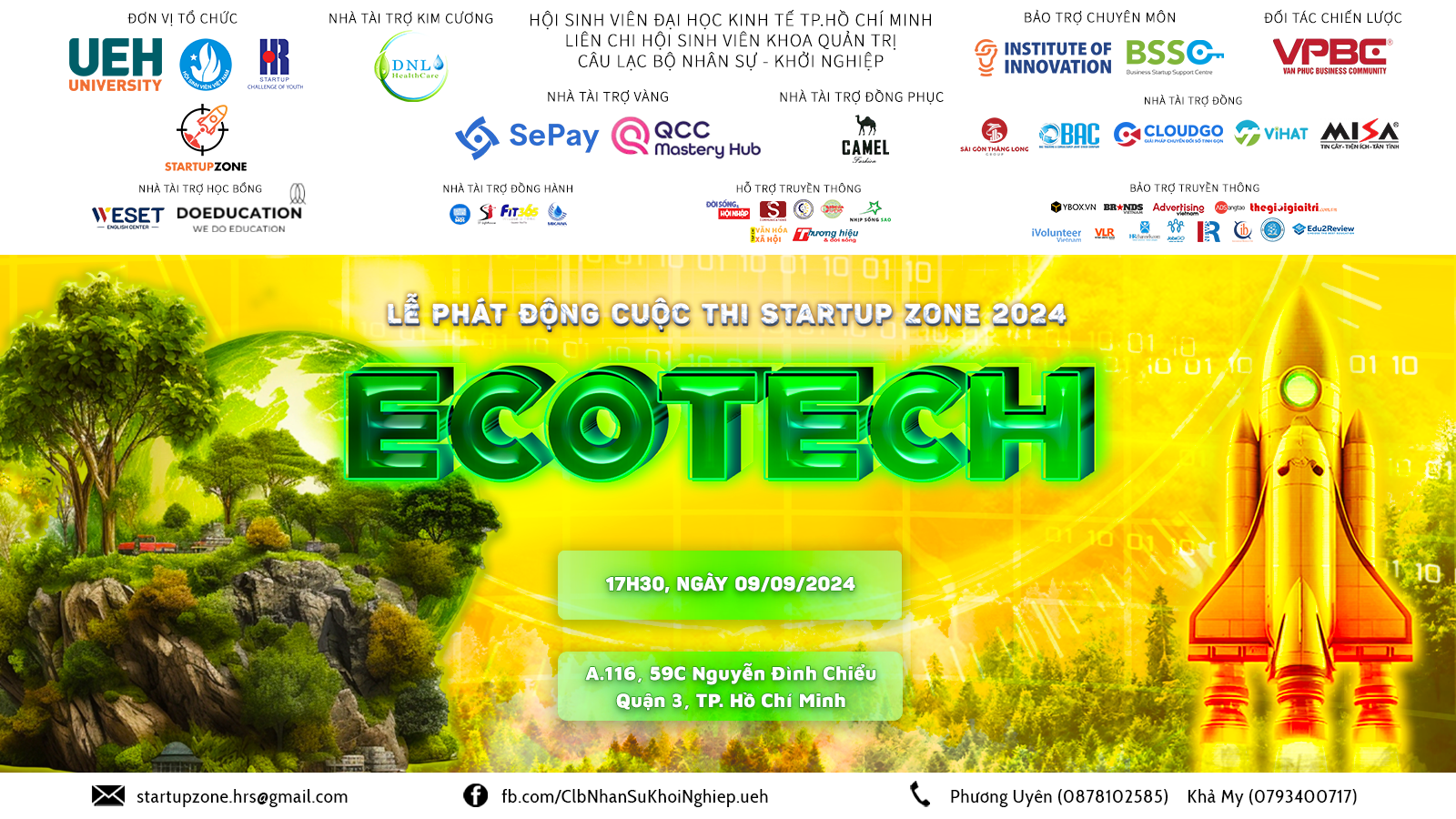 Phát động cuộc thi Startup Zone 2024 lần thứ 8: ECOTECH