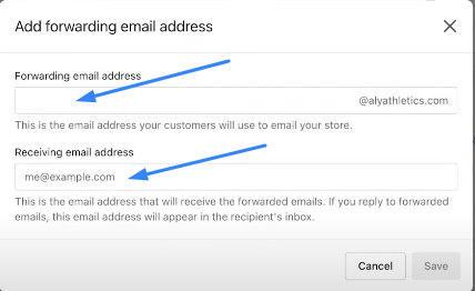 Set Up Email Forwarding on Shopify