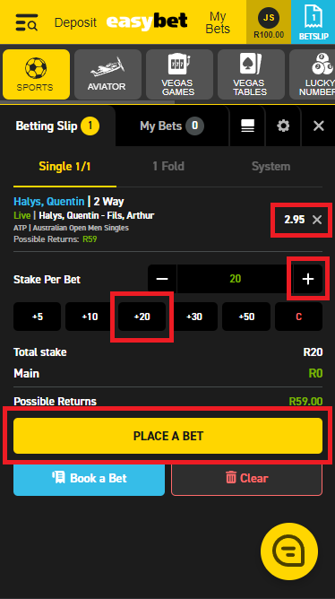 Place your bet on Easybet