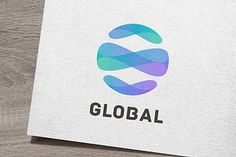 This contain a white paper with the word global on it