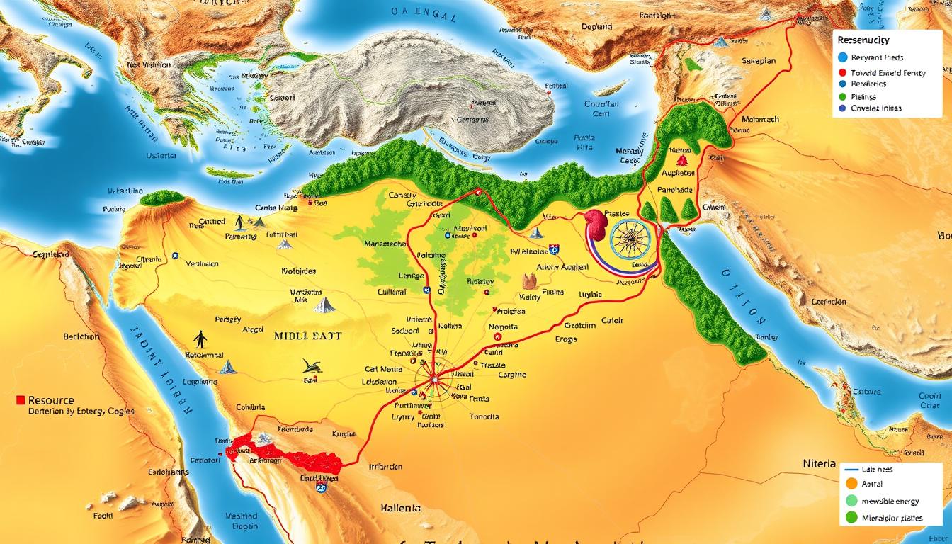 Middle East Energy Map