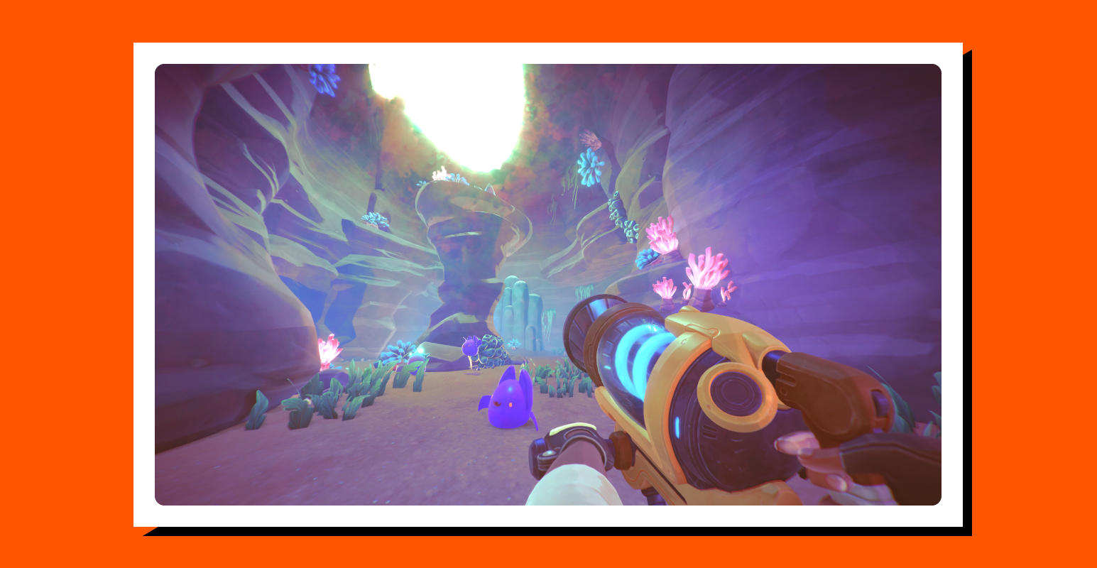 Gameplay screenshot from Slime Rancher 2