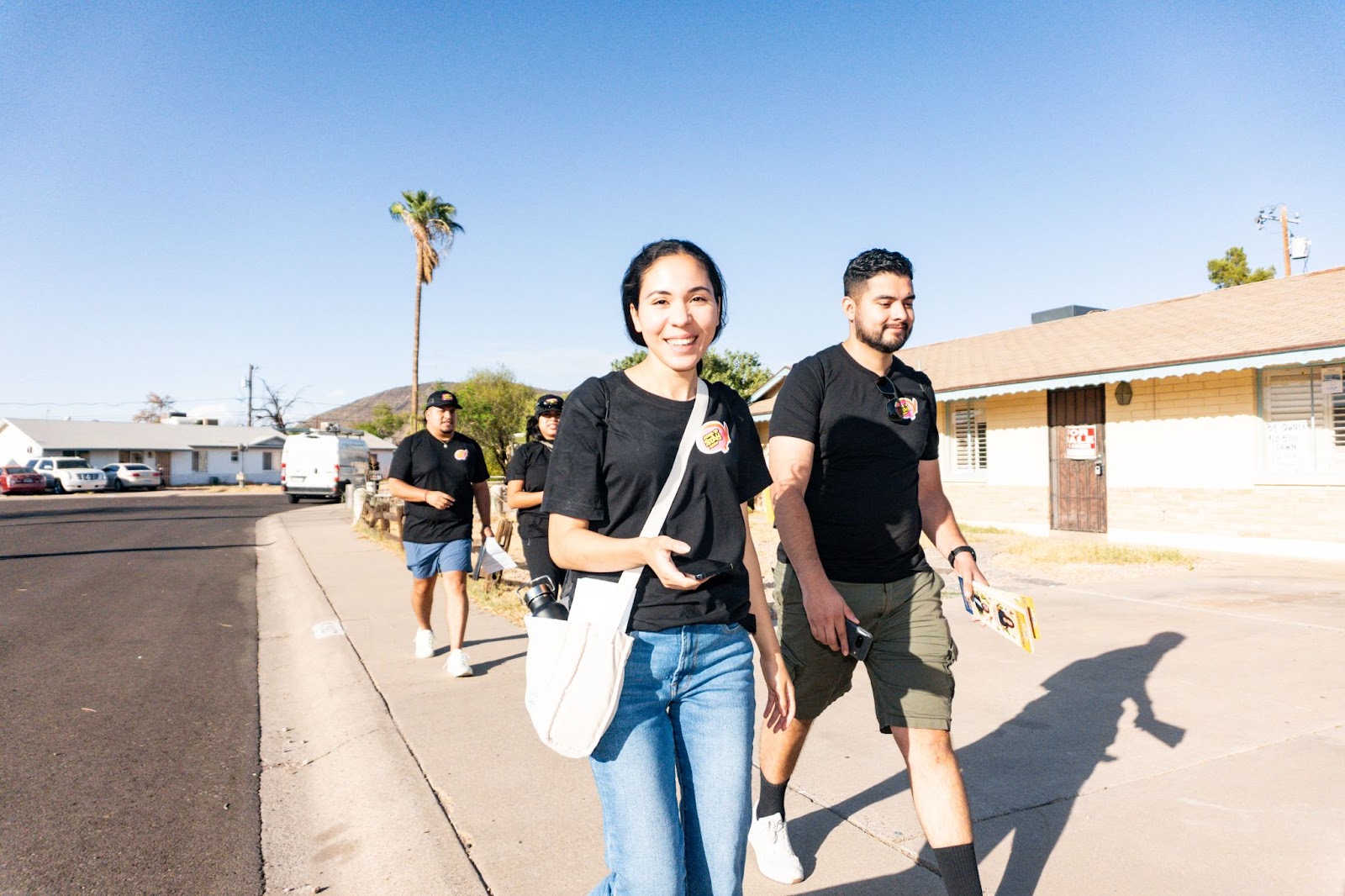 UWDA Volunteers canvassing