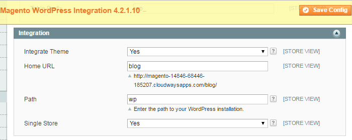 Setting WordPress Blog With Magento - Integration