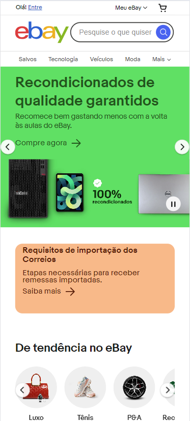 vender produtos usados