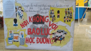 BÀI 8. BẠO LỰC HỌC ĐƯỜNG1. Biểu hiện của bạo lực học đườngCâu hỏi: Em hãy đọc các thông tin, trường hợp dưới đây (trang 40, 41 mục 1 sgk) và trả lời câu hỏia) Em hãy căn cứ vào thông tin để xác định những hành vi bạo lực học đường được thể hiện qua mỗi trường hợp và hình ảnh trên?b) Ngoài những hành vi trên, em còn biết hoặc chứng kiến những hành vi bạo lực học đường nào khác?Đáp án chuẩn:a) Trường hợp 1: Nói xấu và cô lập.Trường hợp 2: Xúc phạm danh dự và gây tổn hại thể chất.b) Kéo bè đánh bạn, chê bai và chế giễu bạn.2. Nguyên nhân và hậu quả của bạo lực học đườngCâu 1: Em hãy đọc tình huống (trang 42 mục 2 sgk) và trả lời câu hỏi:a) Theo em, những hành vi nào của các nhân vật trong từng tình huống trên là hành vi có tính chất bạo lực học đường?b) Nguyên nhân và hậu quả của những hành vi đó là gì?Đáp án chuẩn:a) Tình huống 1: Nổi nóng, gây gổ với bạn bè, cãi nhau và có ý định đánh bạn.Tình huống 2: Kéo bè phái đi dọa dẫm và bắt nạt các bạn khác.b) Tình huống 1: Ảnh hưởng tiêu cực từ phim ảnh.Tình huống 2: Thiếu nhận thức đúng đắn.LUYỆN TẬPCâu 1: Những hành vi nào dưới đây là bạo lực học đường? Vì sao?A. Chụp trộm hình ảnh của một bạn khác và gửi cho nhóm bạn để bàn tán, chế giễu.B. Lấy đồ ăn sáng của bạn khác.C. Bịt tai mỗi khi một bạn học sinh phát biểu hoặc nói chuyện.D. Nhại giọng, bắt chước một cách thiếu tôn trọng.E. Gửi những tin nhắn, hình ảnh, video, bài viết nhằm gây tổn thương, tra tấn bạn khác.G. Véo tai, giật tóc một bạn khi đang nô đùa.H. Mượn đồ dùng học tập của bạn nhưng quên không trả lại.Đáp án chuẩn:A. Xúc phạm danh dự bằng việc chụp ảnh lén.B. Chiếm đoạt tài sản của người khác.D. Lăng mạ, xúc phạm danh dự.E. Bạo lực trực tuyến, bôi nhọ danh dự.G. Gây tổn hại đến thân thể.Câu 2: Trong một buổi hoạt động ngoại khóa về phòng, chống bạo lực học đường, có ý kiến cho rằng, bạo lực học đường chỉ gây tổn hại tới người bị bạo lực.Em có đồng ý với ý kiến này không? Vì sao?Đáp án chuẩn:Không đồng ý: Gây tổn hại đến cả người gây bạo lực và người bị bạo lực. Câu 3: K và C đều là học sinh lớp 7A. Do xích mích với nhau trên mạng xã hội, K đã hẹn gặp C để giải quyết mâu thuẫn. Tuy nhiên, khi gặp nhau, hai bạn đã xảy ra xô xát.a) Theo em, ai là người bị bạo lực học đường trong tình huống trên?b) Em hãy chỉ ra nguyên nhân và hậu quả của bạo lực học đường trong tình huống đó.Đáp án chuẩn:a) Cả hai bạn b) Do xích mích với nhau trên mạng xã hội => xô xát, chịu kỷ luật.Câu 4: Em hãy kể một trường hợp bạo lực học đường mà em biết; chỉ ra nguyên nhân, hậu quả của tình huống bạo lực học đường đó.Đáp án chuẩn:Bắt nạt bạn chỉ vì ghen tị với hoàn cảnh gia đình bạn => tổn hại thể chất, tinh thầnVẬN DỤNG