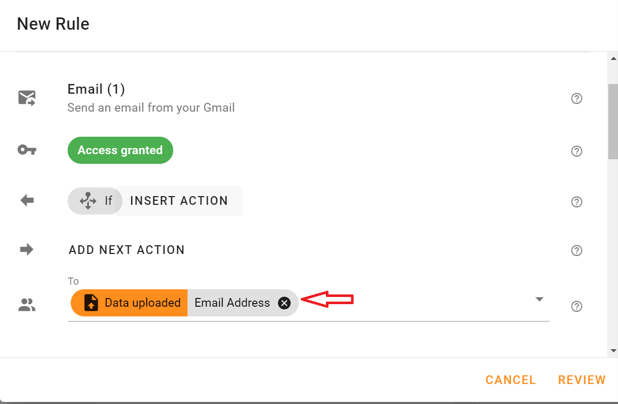 Mail Merge in Gmail using xFanatical Foresight-Email Action