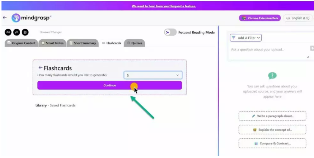 Create Flashcards