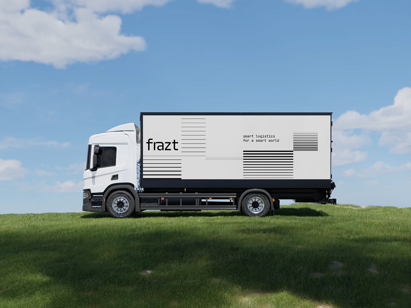 Image from the Frazt Branding: Smart Logistics Meets Modern Visual Identity article on Abduzeedo