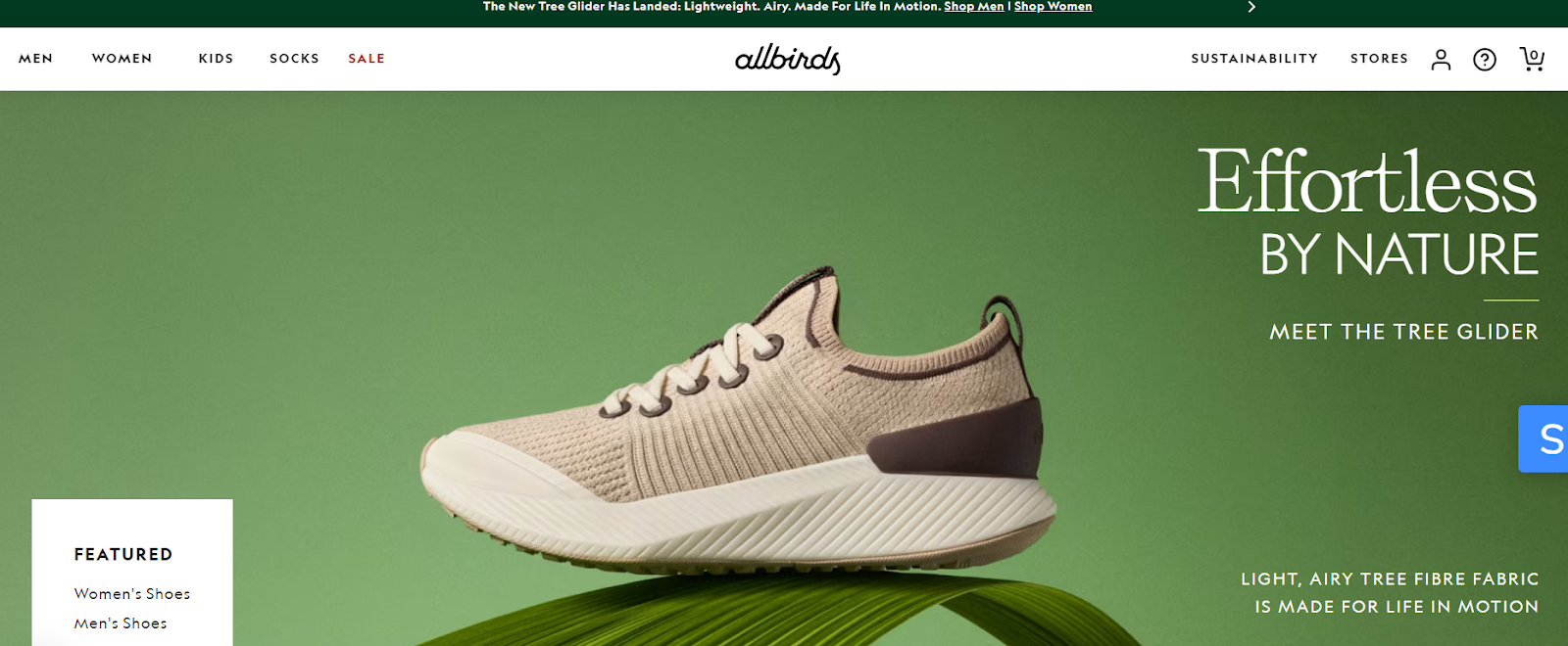 Allbirds is a footwear and apparel brand that makes its comfortable shoes with eco-friendly materials, like merino wool and eucalyptus. 