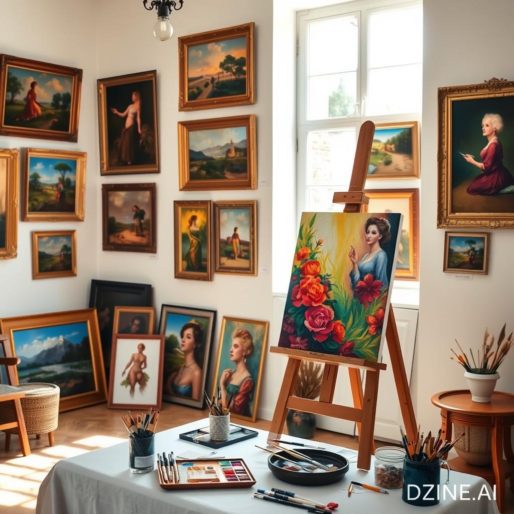 how much is an oil painting worth