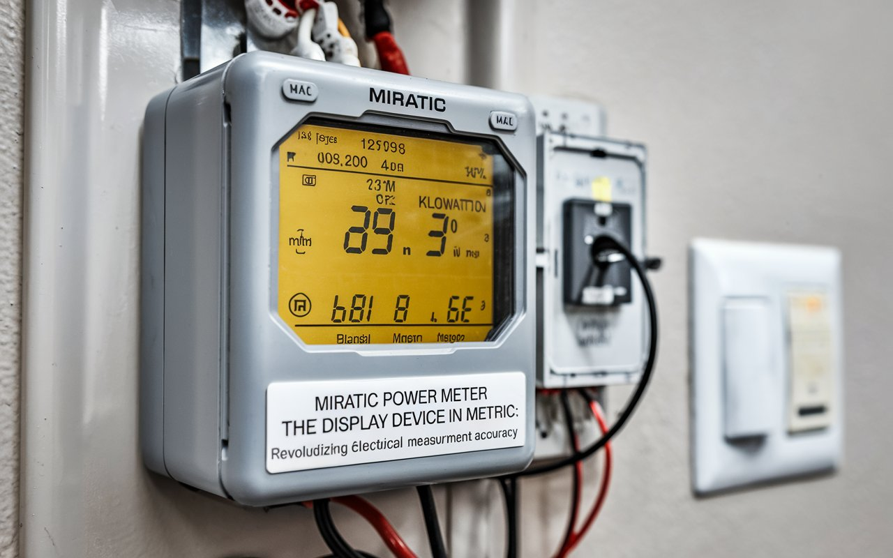 Miratic Power Meter the Display Device in Metric