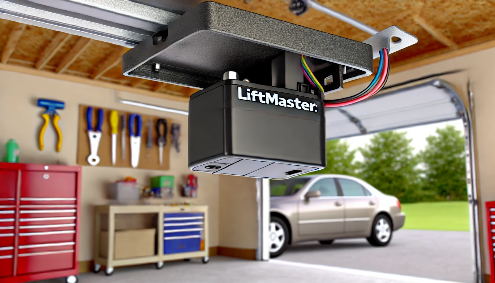 liftmaster garage door opener battery replacement