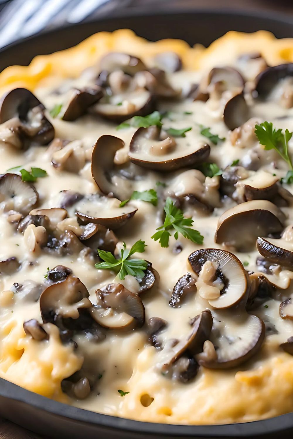 Easy Cheesy Mushroom Recipe
