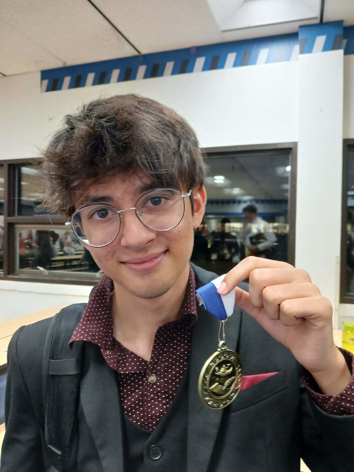 Sage Ridge Debater Saatvik Gaur at the 2024 McQueen High School Tournament