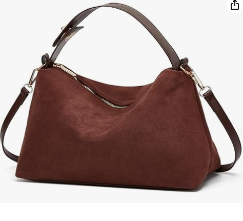 Jusavie Slouchy Suede Cloud Hobo Bags
