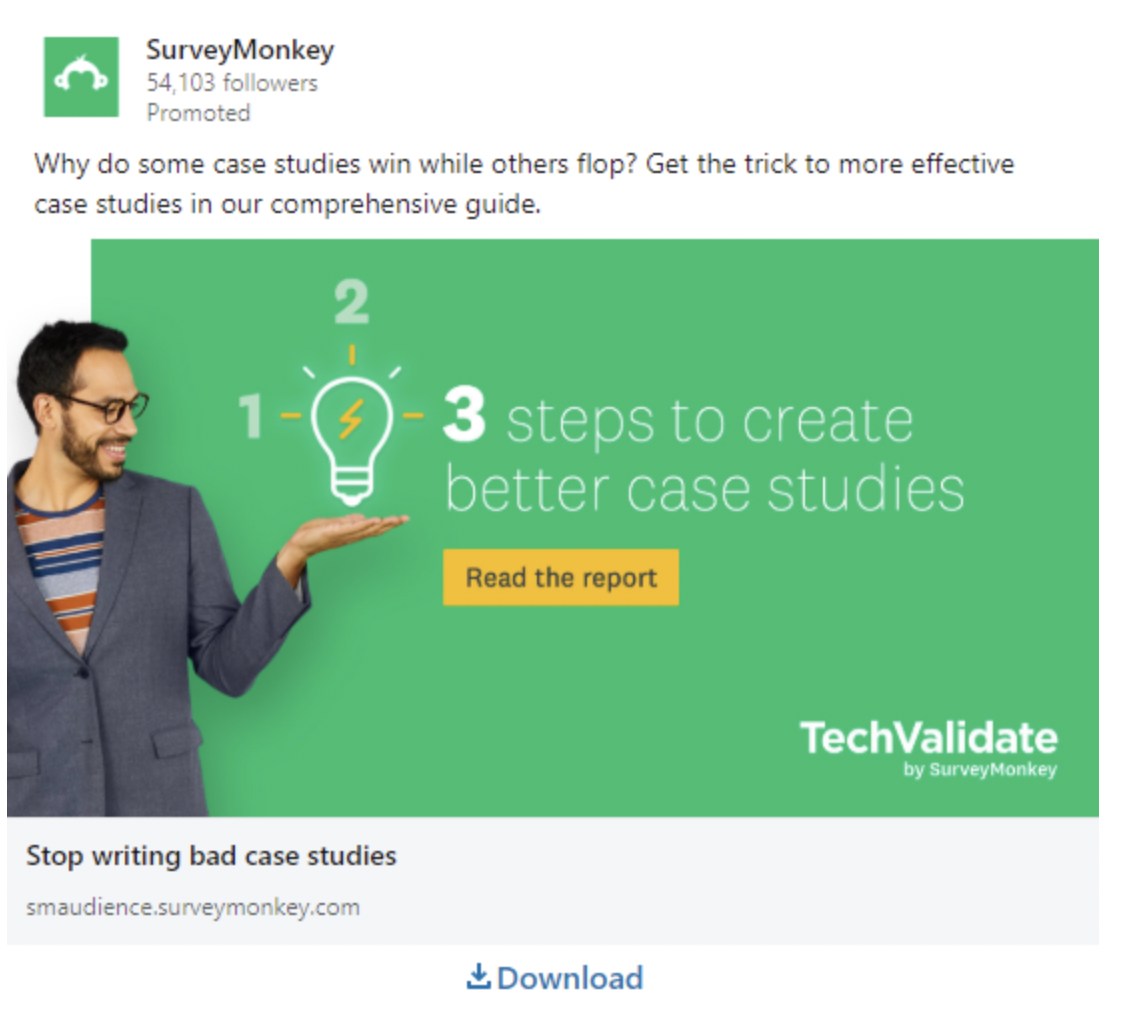 SurveyMonkey Sponsored Ad