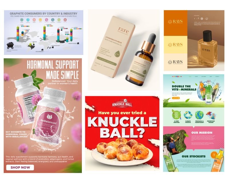 digital design agency Penji's diverse portfolio