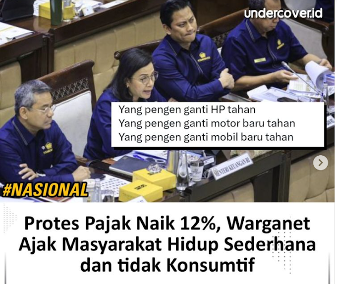 [BREAKING NEWS] GEGER **"PPN Naik 12 Persen, Warganet Serukan 'Boikot' Pemerintah dengan Aksi Belanja Hemat"**