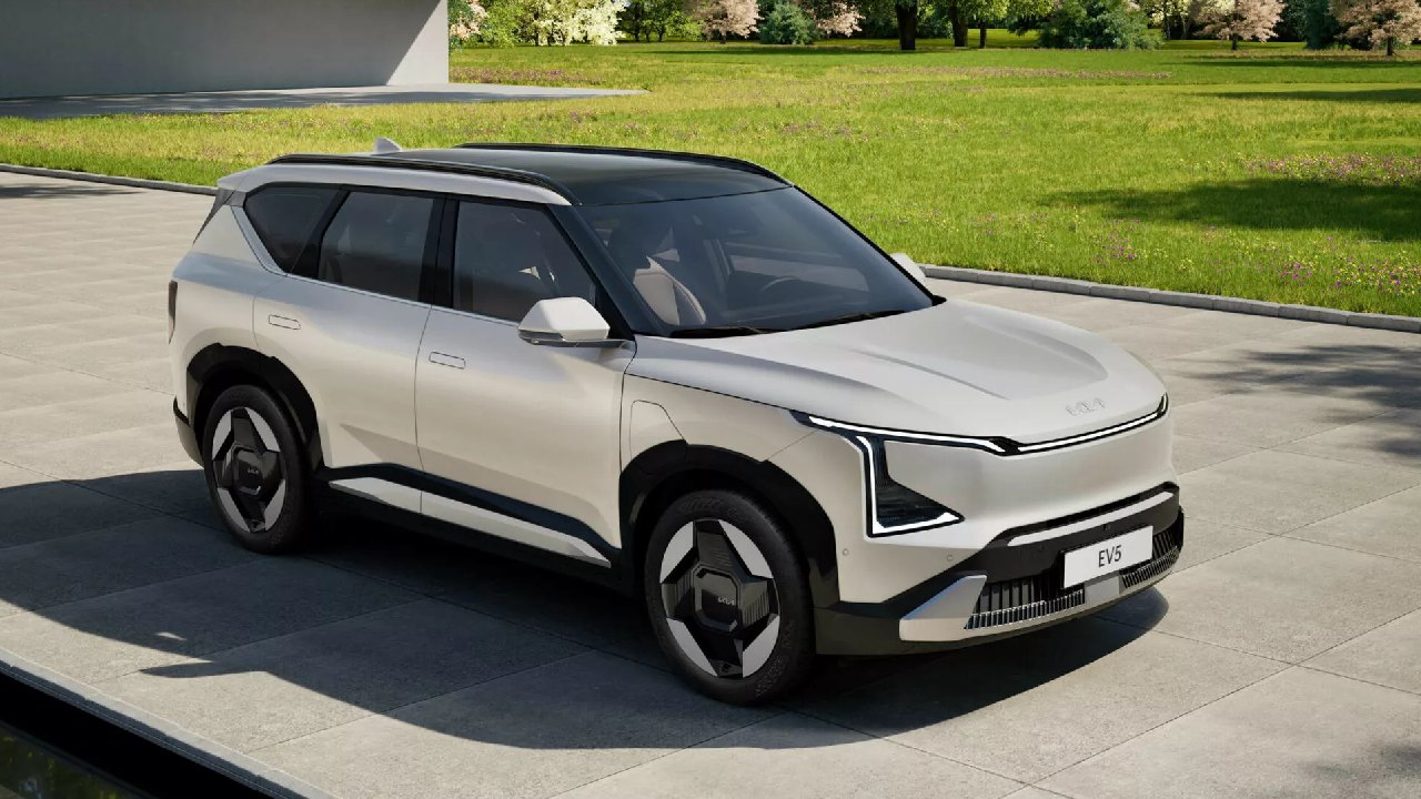 The Kia EV5 arrives in Europe with a single front motor and large battery, delaying AWD and sporty GT versions until 2026. 