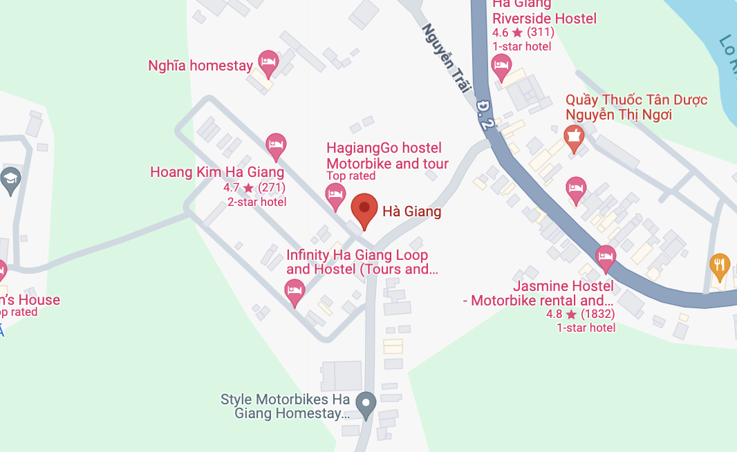 pick up drop off point of ngoc son bus in ha giang: ha giang bus station