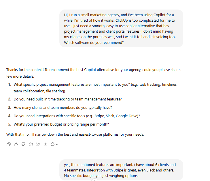 Refined query on Chat GPT using Deep Research feature