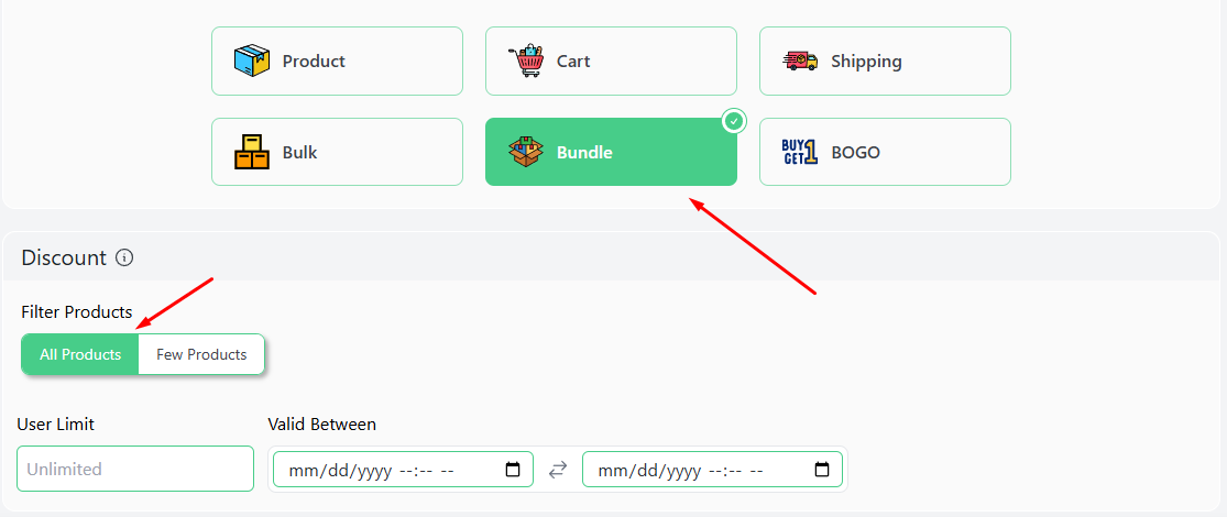 WooCommerce bundle discounts 