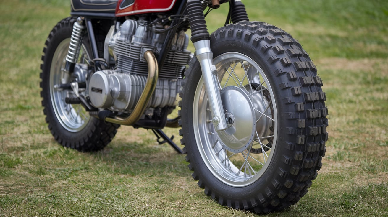 Largest tyres That Will Fit on a 1977 Honda 750 CNK