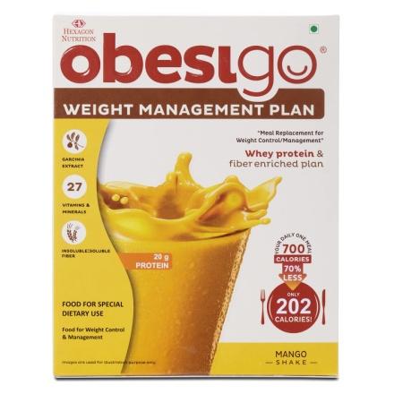 Obesigo BLCD Weight Management Plan Premium Mango Shake