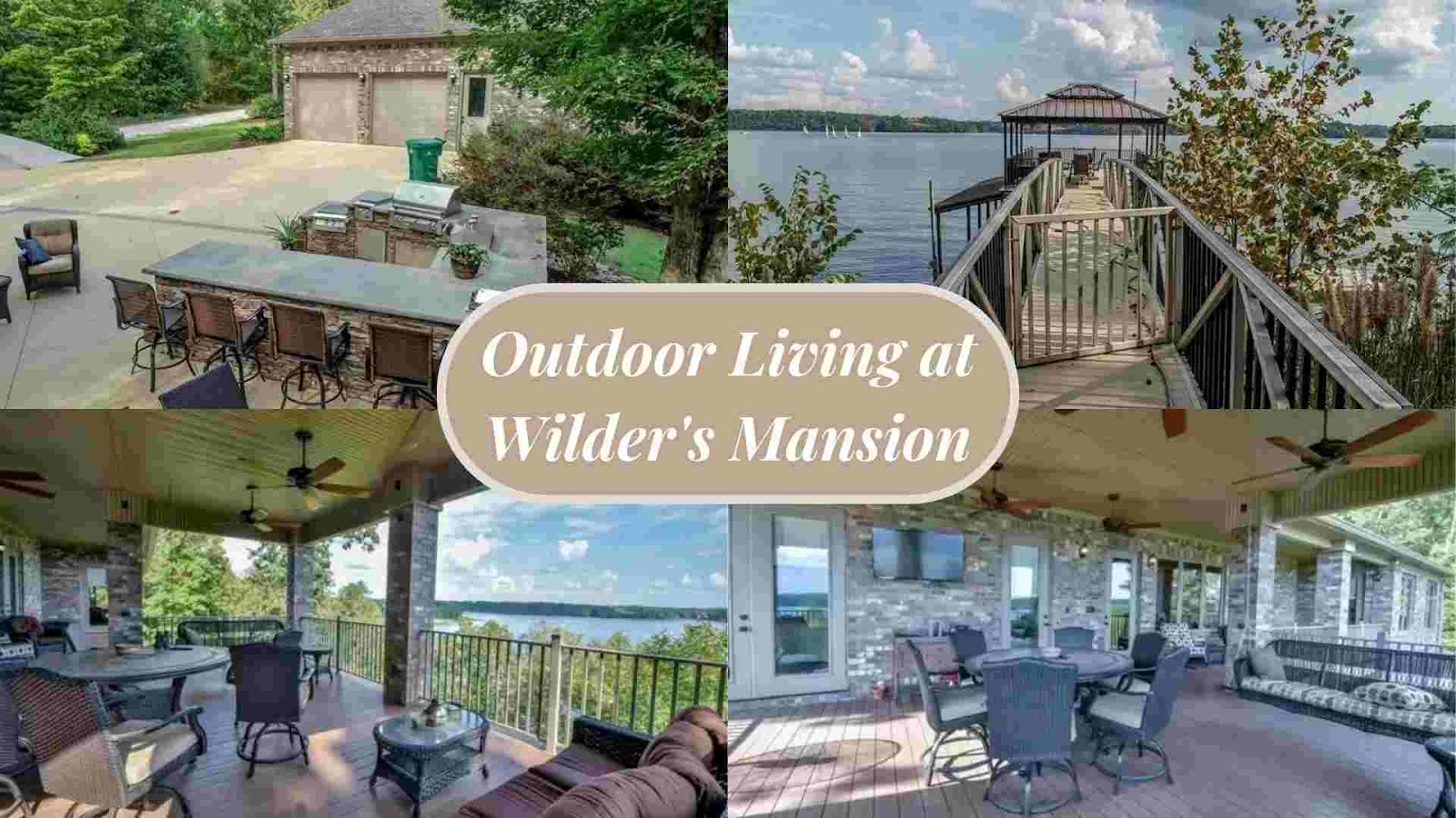 Outdoor Living at Wilder's Mansion