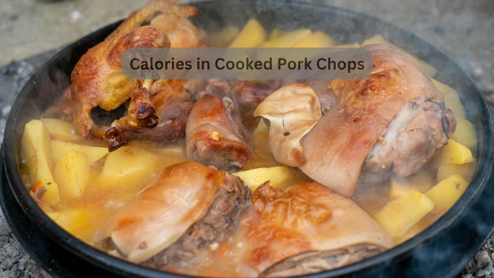 Calories in Cooked Pork Chops