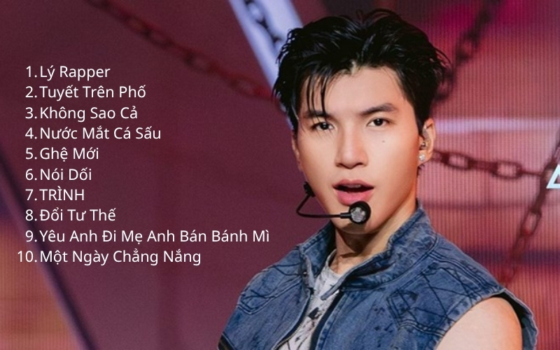 Danh sách nhạc Rap Karaoke dễ hát đỉnh nóc kịch trần