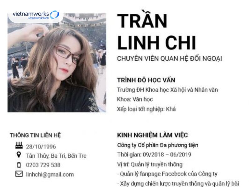 Hướng dẫn cách viết CV quan hệ đối ngoại