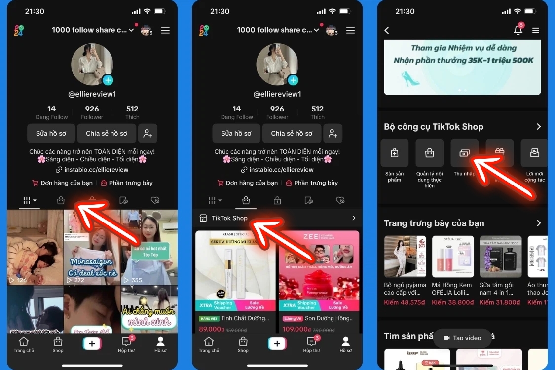 cách làm affiliate tiktok shop