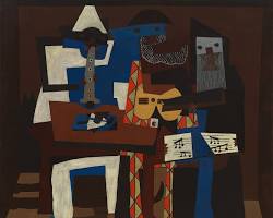 Image of I Tre Musici by Pablo Picasso