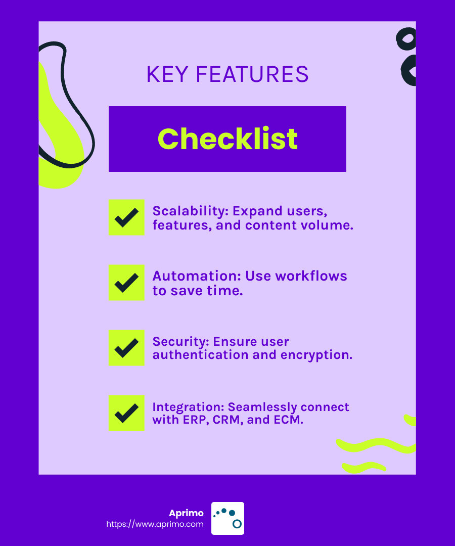 Effective metadata management allows users to add detailed metadata to assets, making them easier to search and retrieve. - enterprise digital asset management software infographic checklist-fun-neon