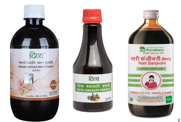 Top 7 Must Buy Patanjali Products Globally - Picture of Patanjali Kadhas and Syrups