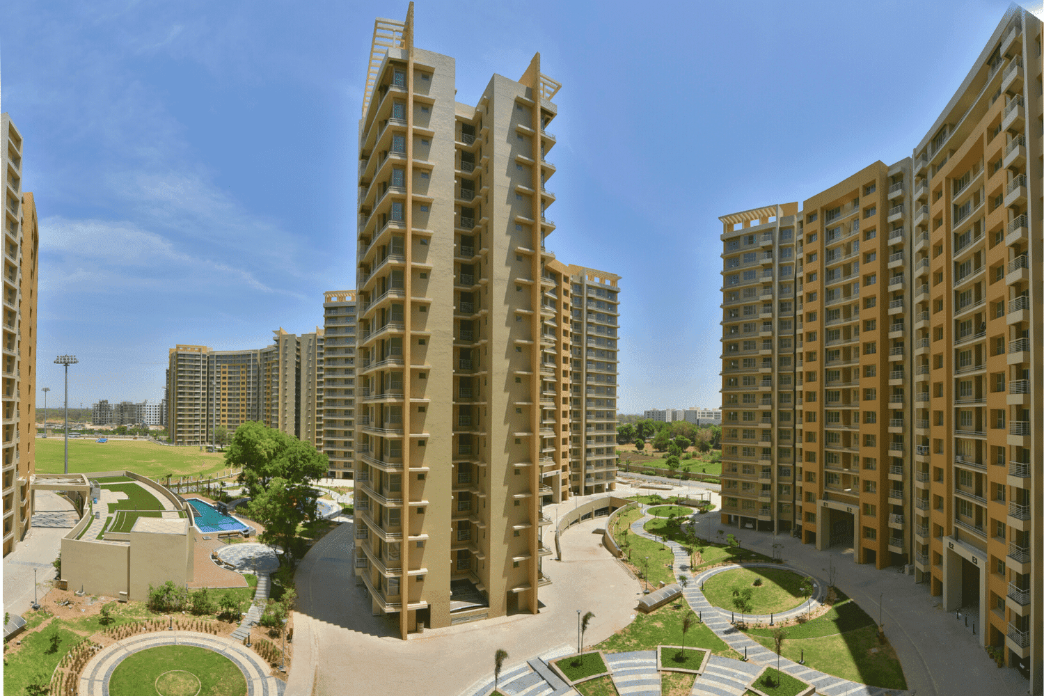 Shantigram Meadows Ahmedabad, Adani Group | MQA Architects